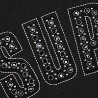 Supreme Arc Rhinestone Zip Up Hoodie