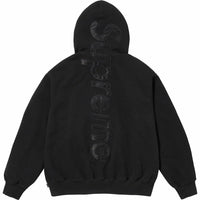 Supreme Satin Appliqué Hooded Sweatshirt